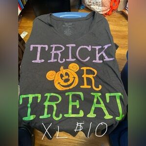Disney Halloween Trick or Treat Shirt - Black, Purple, Orange, Green